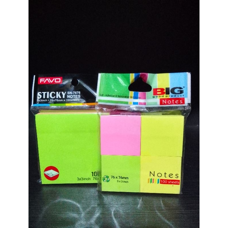 

(1 PCS) STICKY NOTE 3X3INCH