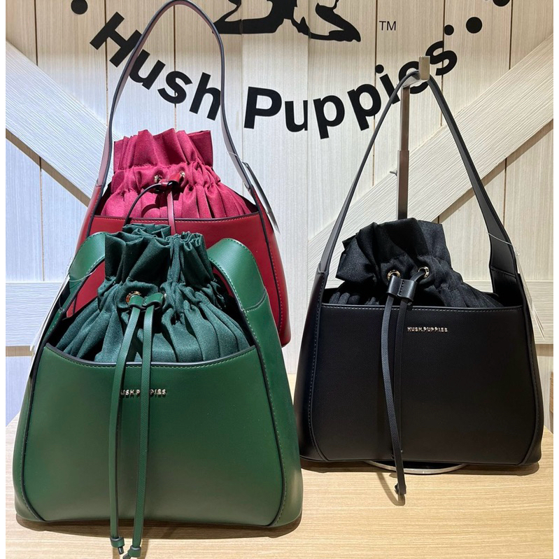 READY HITEE BUCKET ORIGINAL HUSH PUPPIES SALE TAS SHOULDER WANITA