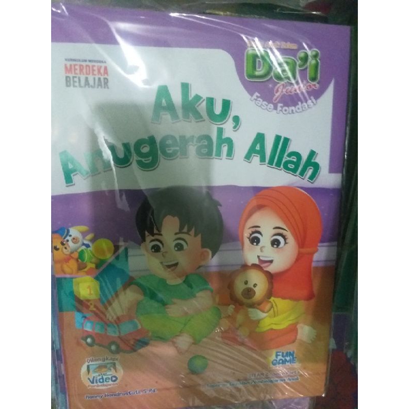 majalah anak tema 1 - 5  klas A  ( 5 buku) paud tk ra ( kurikulum merdeka)