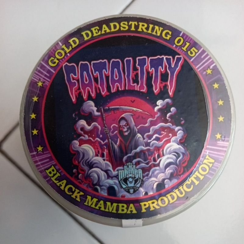 Gelasan senar mati 0,15 6000 yard by BLACK MAMBA Spesialis turnamen