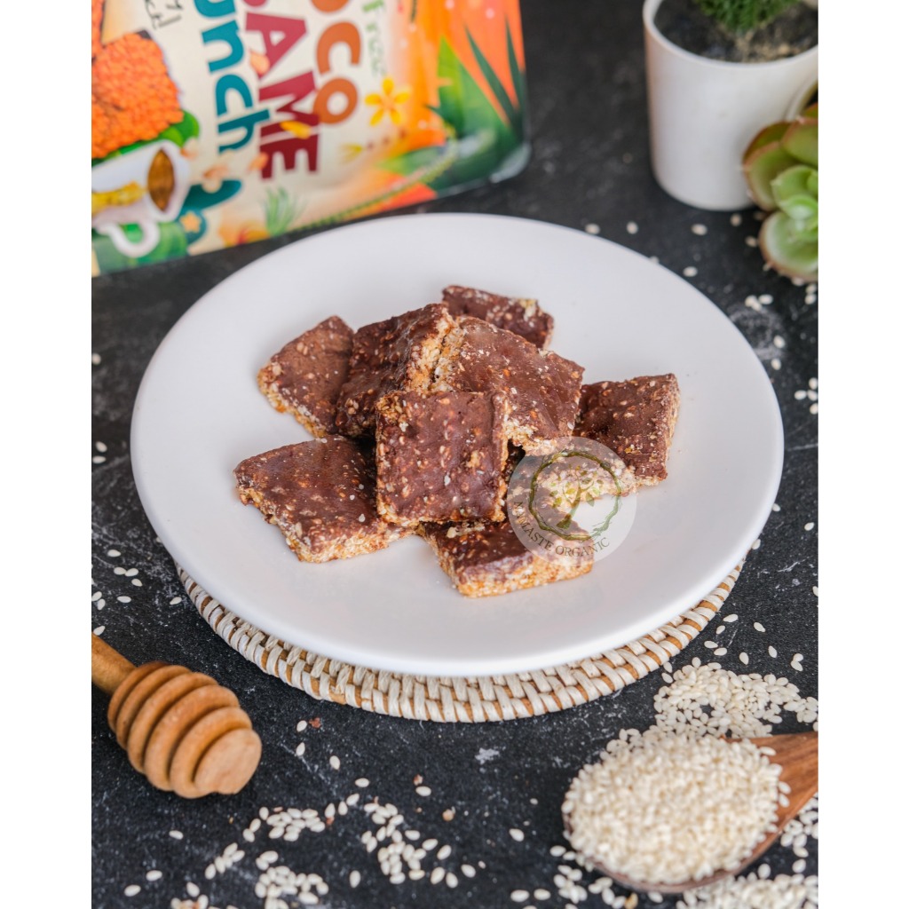 

RiDn GLUTEN FREE CHOCO SESAME CRUNCH - NOT ORDINARY SUPER FOOD SNACK 120GR