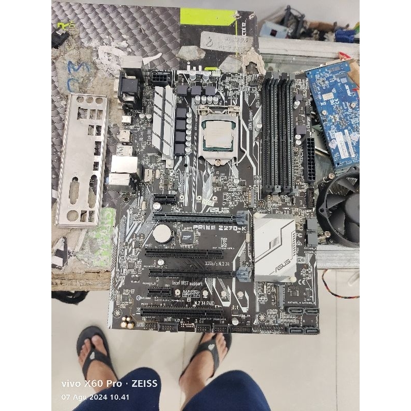 mainboard Asus prime z270 ddr4 procsesor core i7-7700k gen7