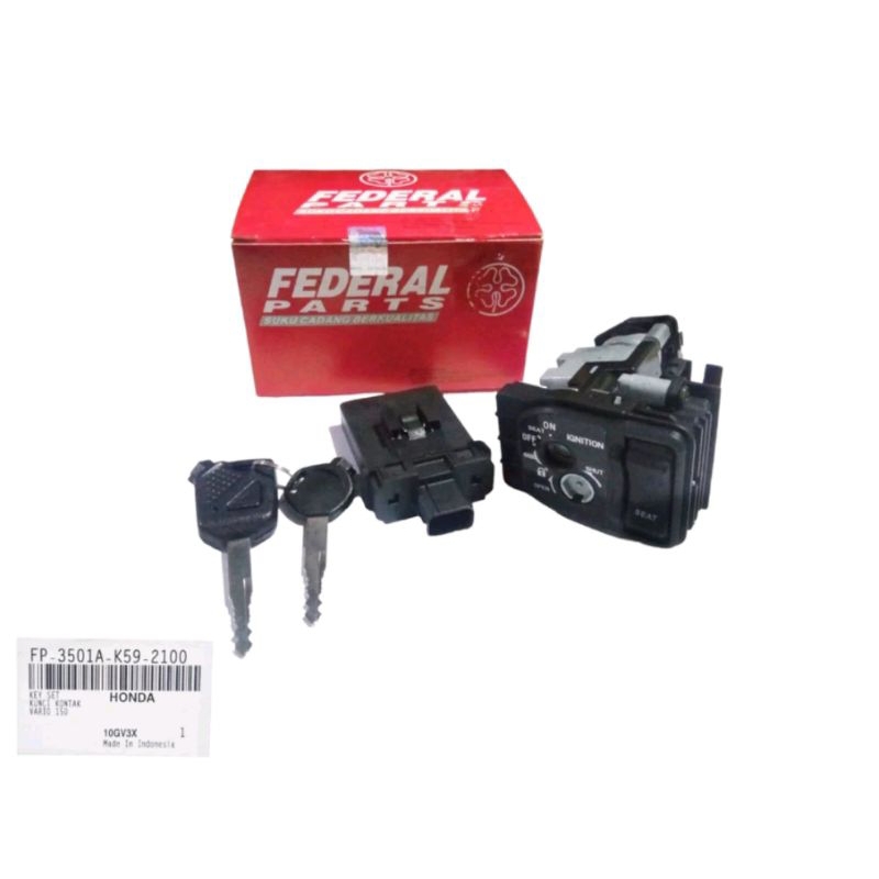 Kunci Kontak Set Vario 150 Old K59 ORI Federal + Remote