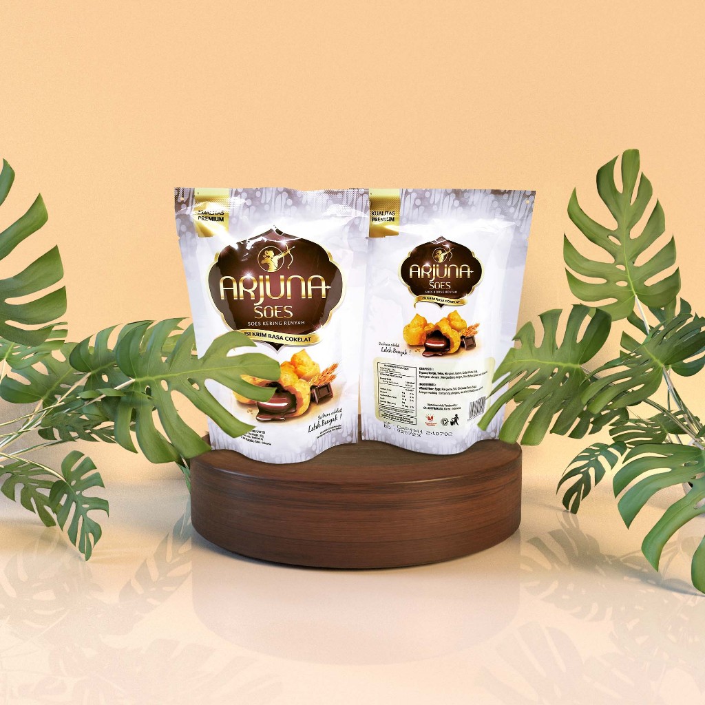 

Arjuna Soes Cokelat Lumer Kemasan 30 gr, Snack Halal, Kemasan Pouch Praktis, Terdaftar Resmi