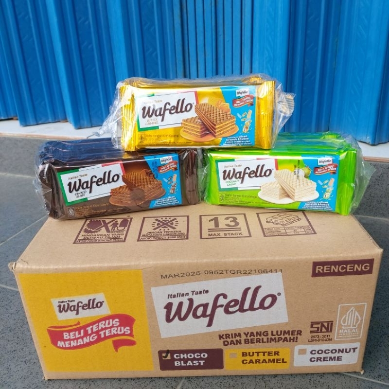 

( 1 RENCENG / 10 bks ) Wafello Mini 17 gr / Wafer Wafello