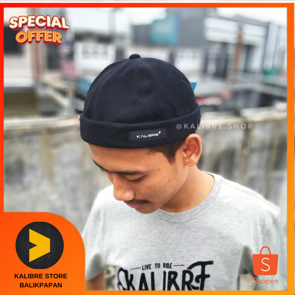 KALIBRE TOPI MIKI HAT HITAM BANDUL