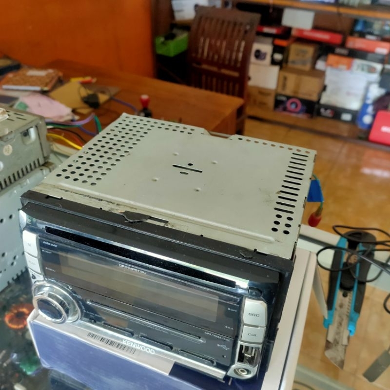 head unit dobeldin kenwood original copotan