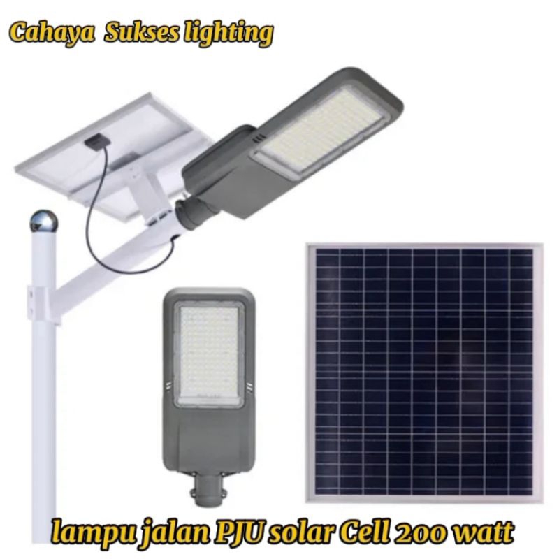 Lampu jalan PJU solar Cell 100 watt LED / Lampu jalan tenaga Surya