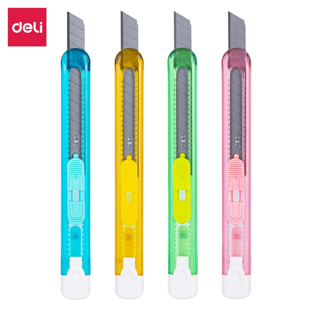 

Cutter SK5 2054 DELI / Cutter dengan Pisau Baja SK5 / Cutter Sistem Kunci Otomatis