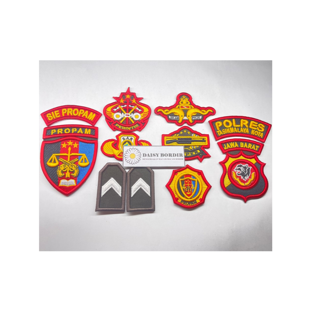 ATRIBUT POLRI PROPAM  - 1 SET