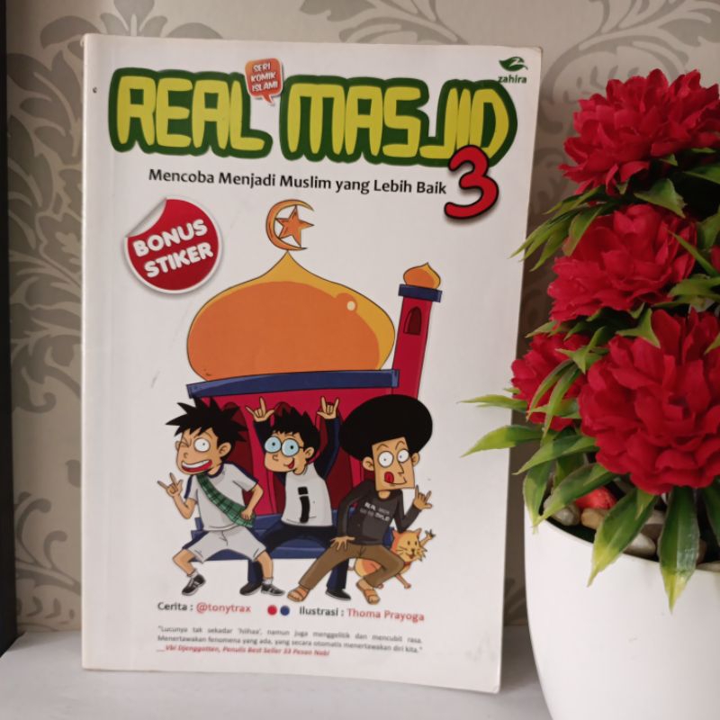ORIGINAL BUKU - SERI KOMIK ISLAM REAL MASJID 3,mencoba menjadi muslim yang lebih baik