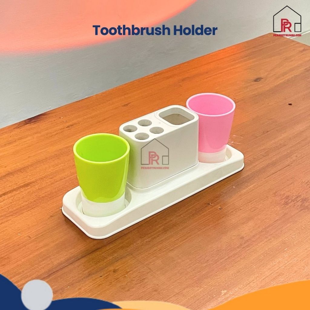 Toothbrush Holder/Tempat Sikat Gigi dan Odol/Gantungan untuk sikat gigi dan odol/Tempat sikat gigi