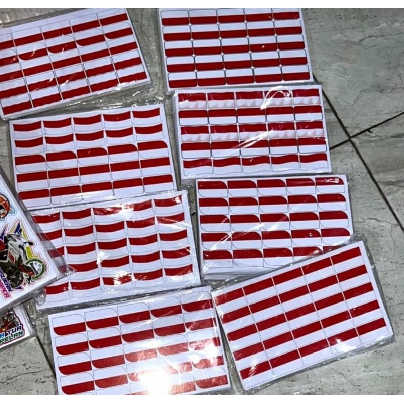 

STIKER SET BENDERA INDONESIA MERAH PUTIH ISI 25PCS