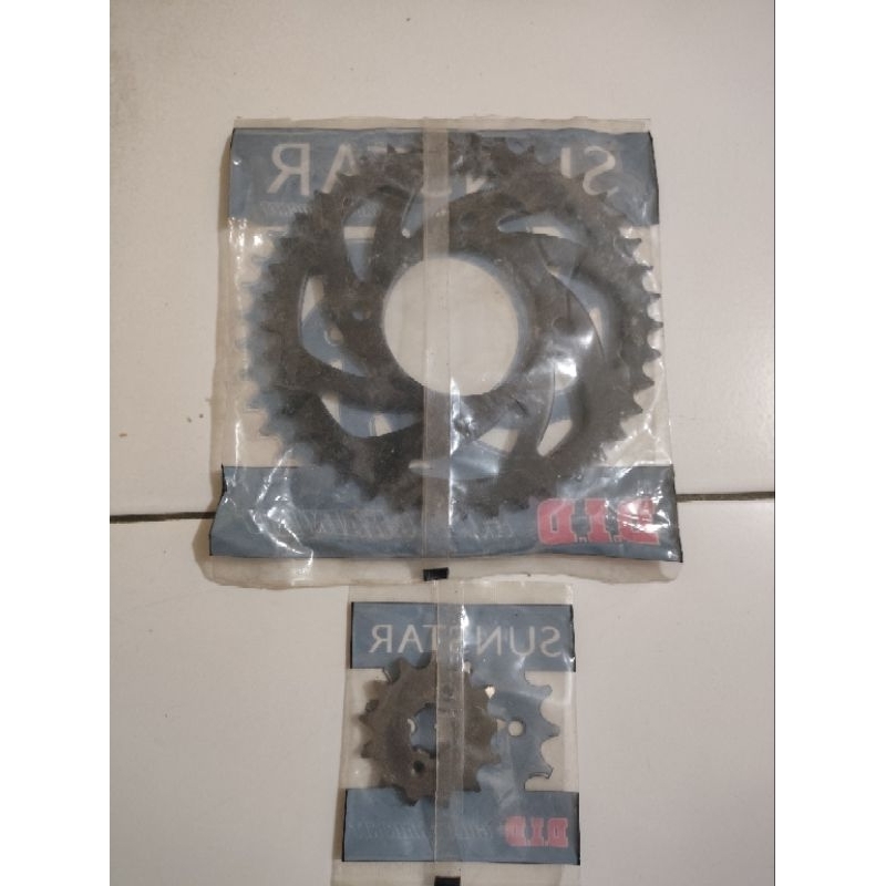 gear gir did DID depan belakang ukuran 428 Yamaha Jupiter warna hitam depan 13 belakang 41
