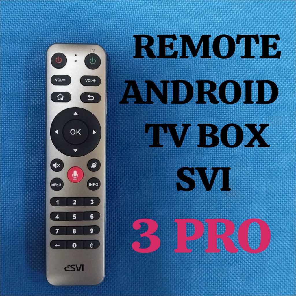 Remote Svicloud 3Pro Android Tv Box
