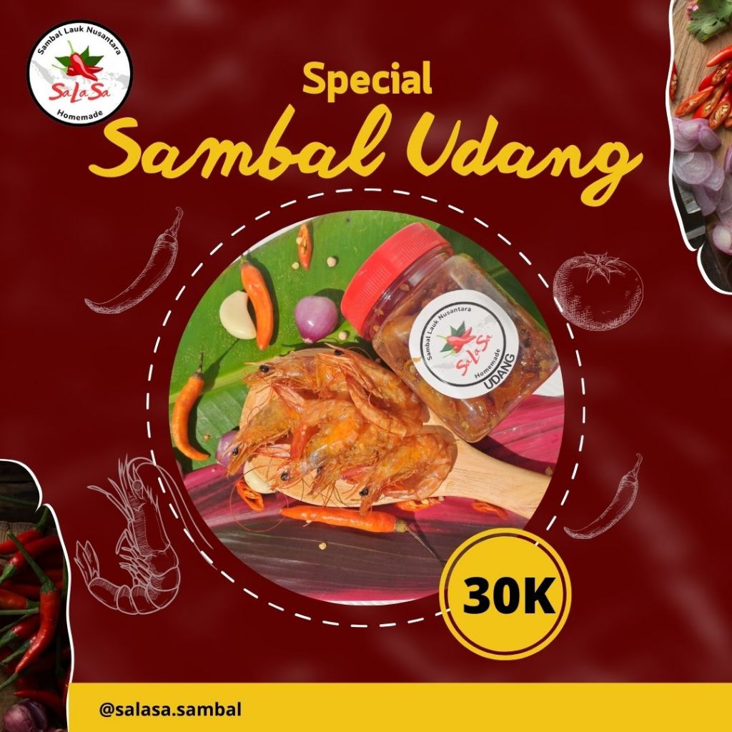 

Sambal Udang Pedas Original Bawang Khas Surabaya by Salasa