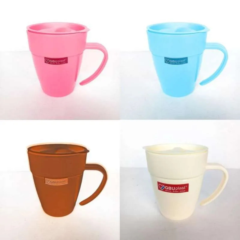 GBU Plast Cangkir Mug Plastik Kimmy MC-203 GBU Plast 350 ml