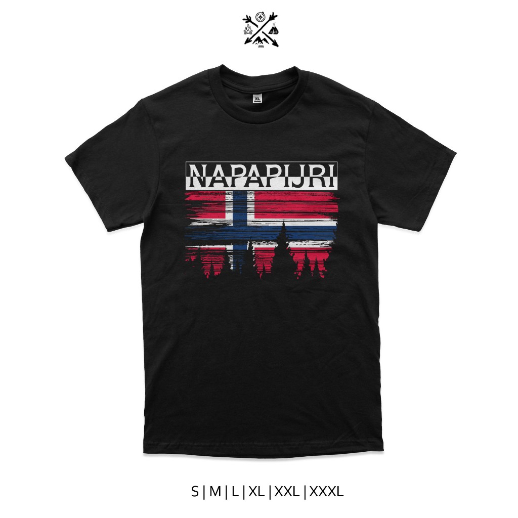 kaos outdoor napapijri tshirt napapijri norway combed 24s