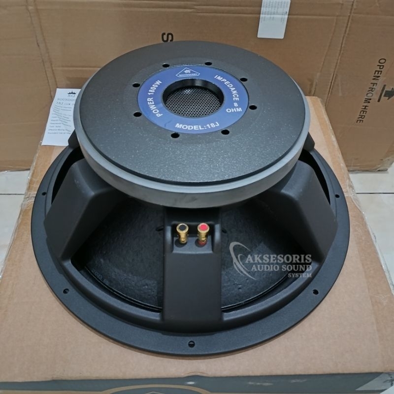 Speaker Soundqueen 18J 18inch 1800 Watt Coil 5 inch Subwoofer Kualitas bagus