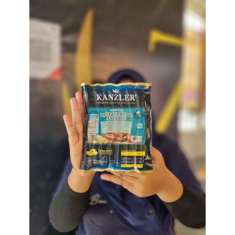 

Kanzler Sosis Beef Cocktail 250gr Isi 18pcs