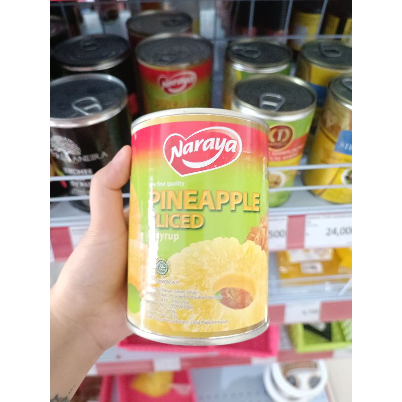 

[ 565 GRAM ] Naraya Pineaaple Sliced 565 Gram