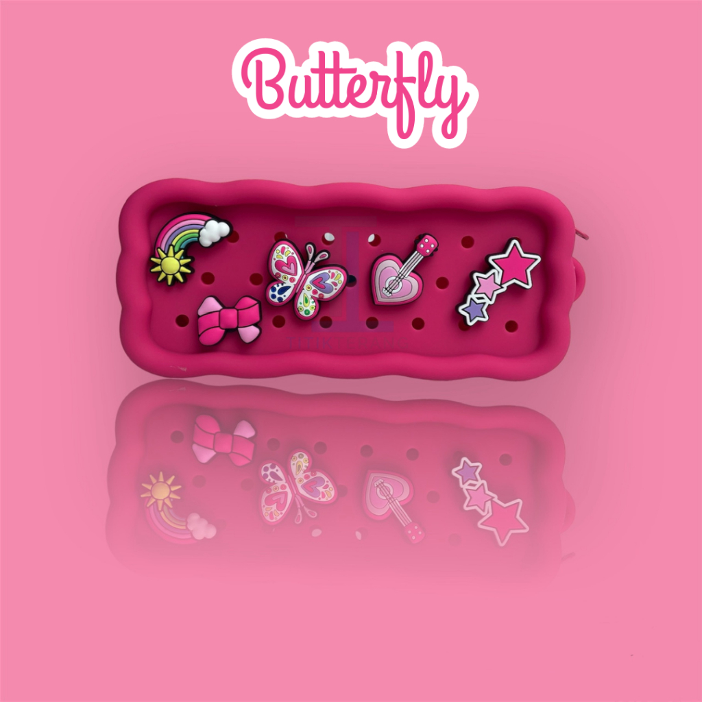 

Tempat Pensil BUTTERFLY Silikon Pensil Case silikon Jelly Butterfly|Kotak Pensil Silikon Anak Kapasitas Besar Tahan Air
