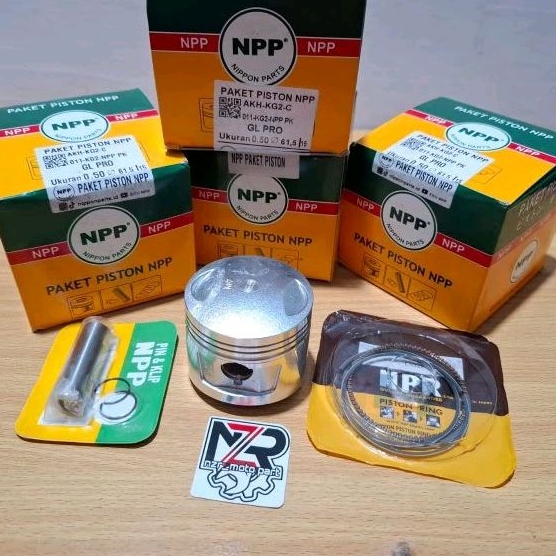 PISTON KIT/SEHER SET RING HONDA GL PRO CDI BLACK ENGINE GLPRO SERIES PLATINA KG2 SIZE STANDAR/25/50/