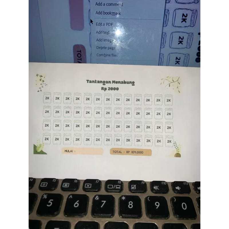 

( FLOWER ) TANTANGAN MENABUNG AMPLOP KERTAS