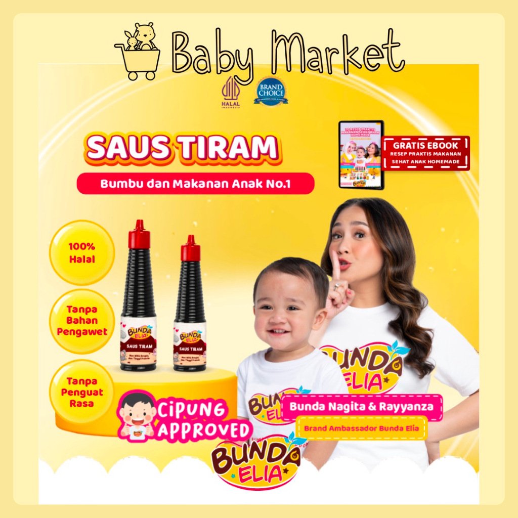 

Bumbu Bunda Elia Saus Tiram Non MSG / Bumbu MPASI / Bumbu Anak Non MSG / Saos Tiram Non MSG / Saus Tiram Halal