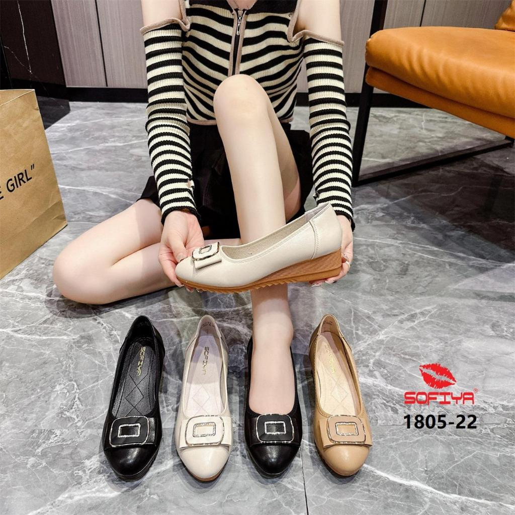 Sofiya 1805-22 Sepatu Wedges Wanita Original