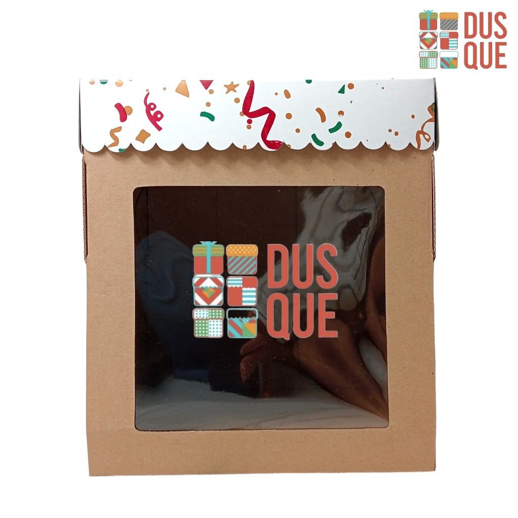 

( 5Pcs ) KOTAK BOX DUS KUE TART TINGGI PARTY 22 x 22 x 25 TUTUP MOTIF PARTY 22x22x25