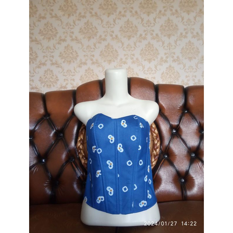 Kamisol/Longtorso Jumputan Batik Modern Murah