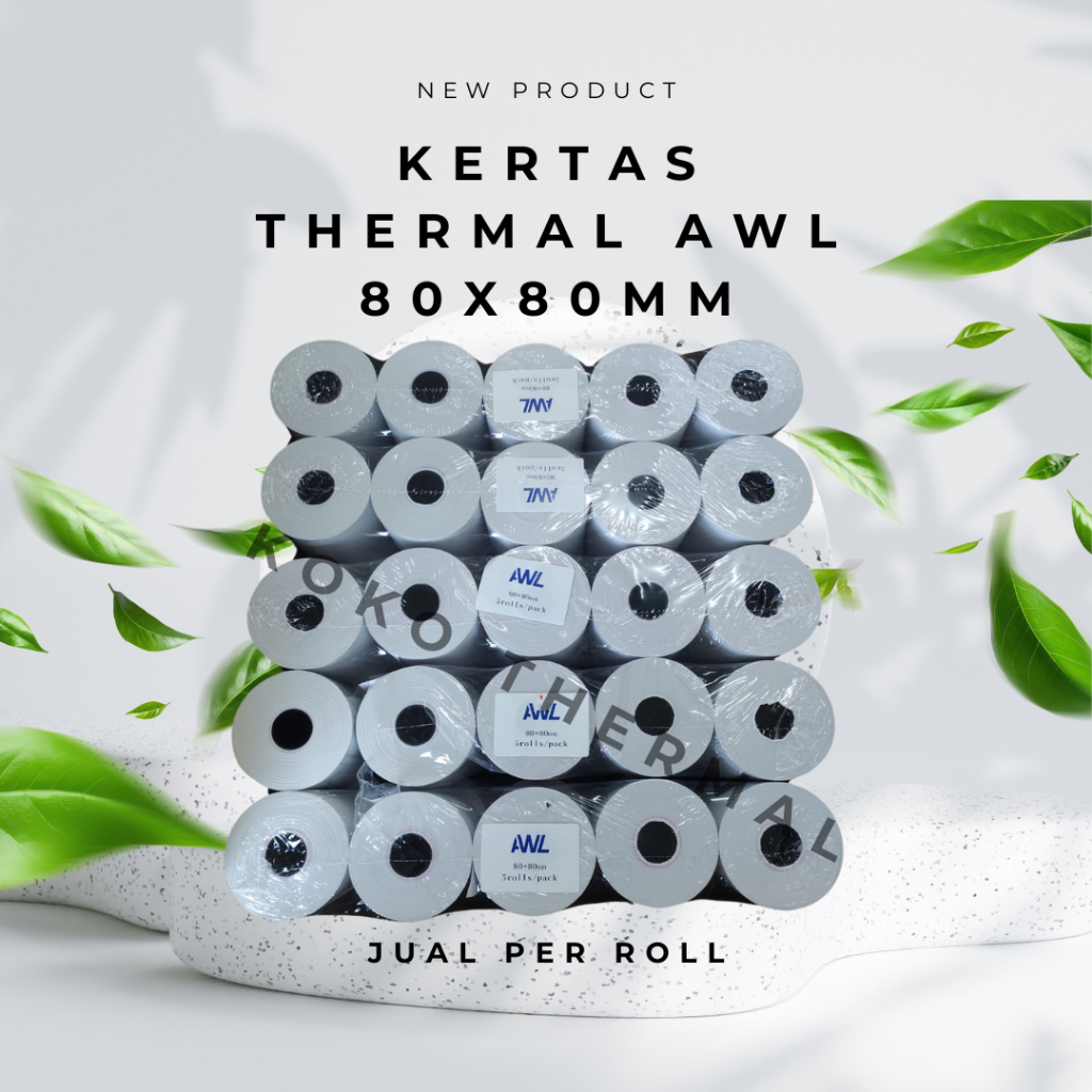

Kertas Struk AWL Thermal Uk. 80x80 TERMURAH!!!