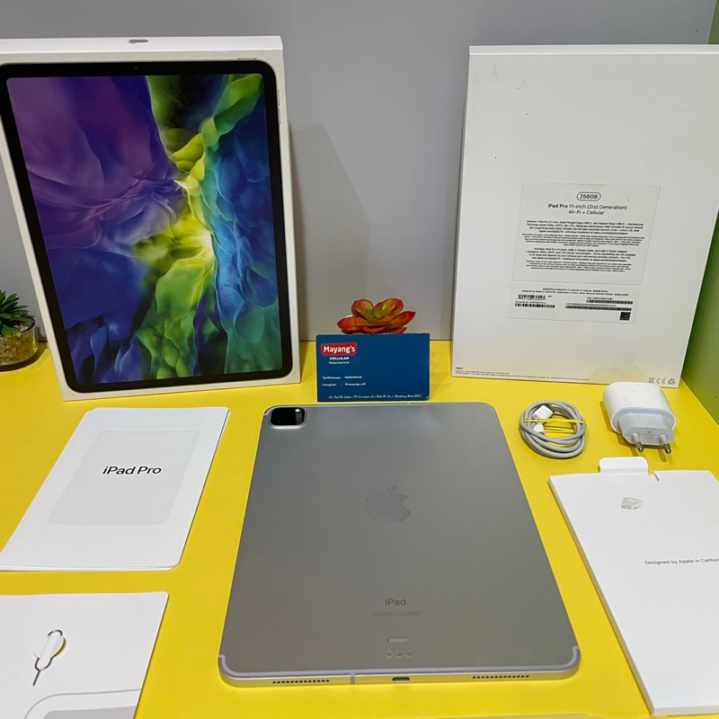 SECOND iBox ipad pro (2020) 11" inch 256gb wifi + cellular lengkap fullset / ipad pro (2nd generatio