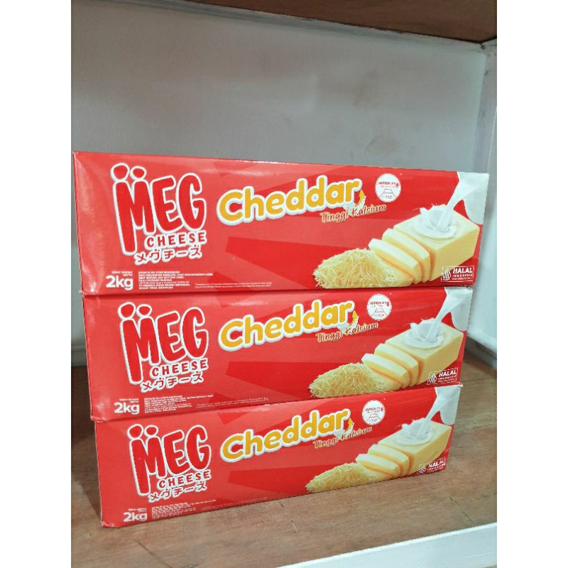 

MEG Cheese Cheddar Tinggi Kalsium no.1 cheese in Japan keju terenak termurah di shopee martabak bolu donat topping