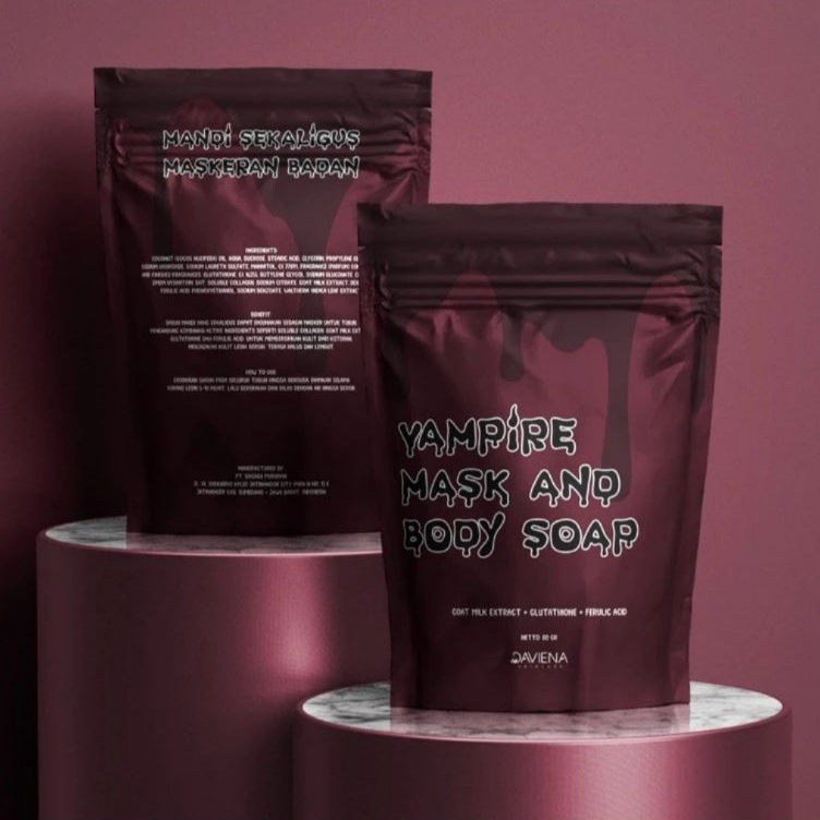 VAMPIRE MASK  BODY SOAP DAVIENA SKINCARE q X6W9