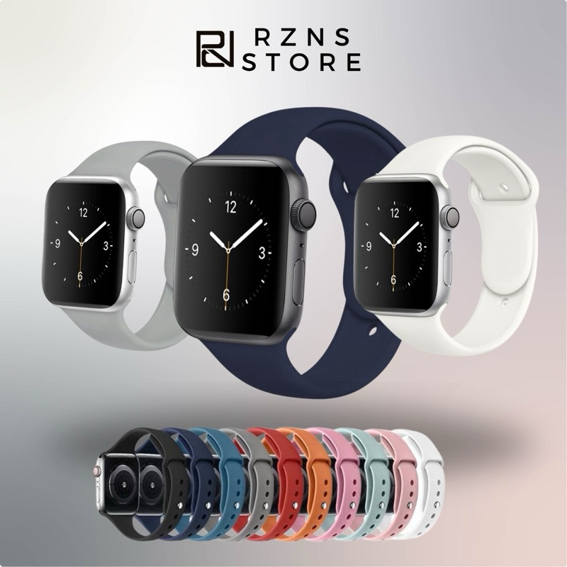 Strap Tali Jam Iwatch Sport Band 1 2 3 4 5 6 7 8 se 38MM 40MM 42MM 44MM 45MM 49MM Tali jam tangan Sm