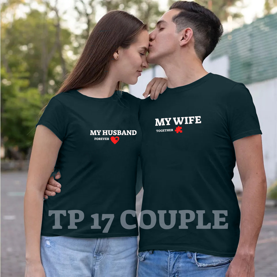 TP-COD-BAJU KAOS PASANGAN LENGAN PENDEK-LUNA-KAOS COUPLE MOTIF PRINT SABLON-COUPLE PASANGAN TREND-CO