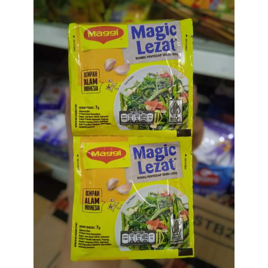 

Maggi Magic Lezat Bumbu Penyedap Serbaguna 7gr