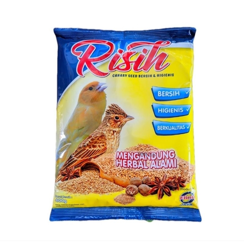 Risih canary seed higienis dan bersih