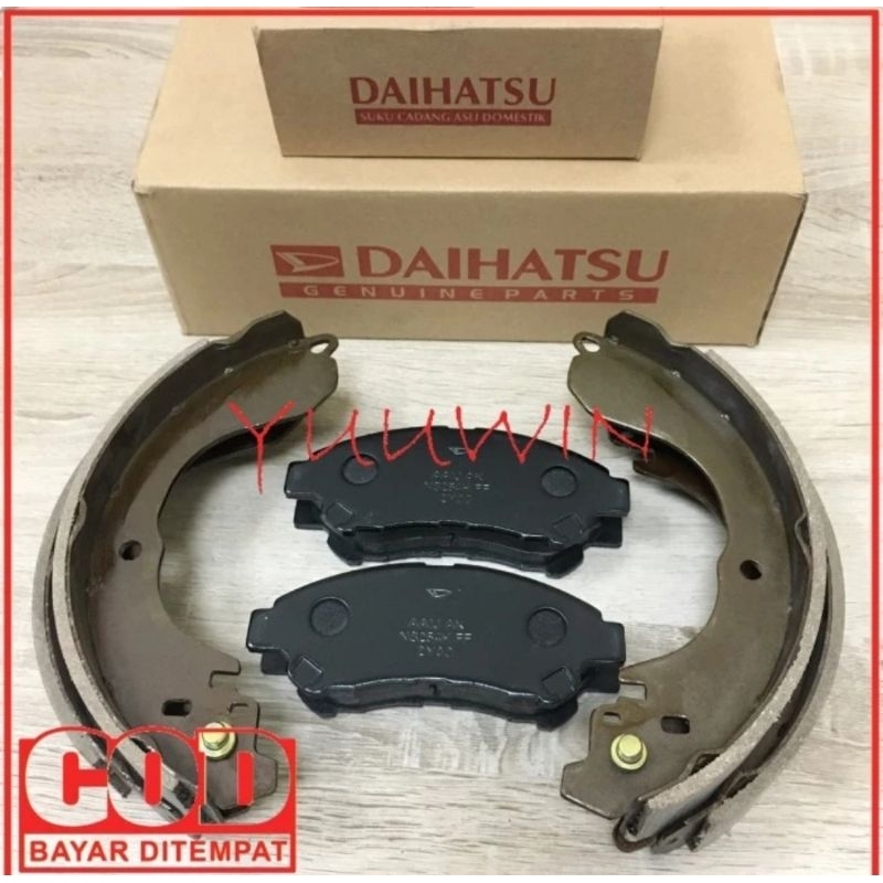PAKET KAMPAS REM DEPAN DAN BELAKANG GRAND MAX - BRAKE PAD GRAND MAX LUXIO DEPAN BELAKANG