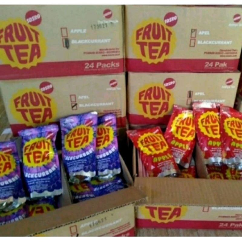 fruit tea pouch. 1 dus isi 24 pouch