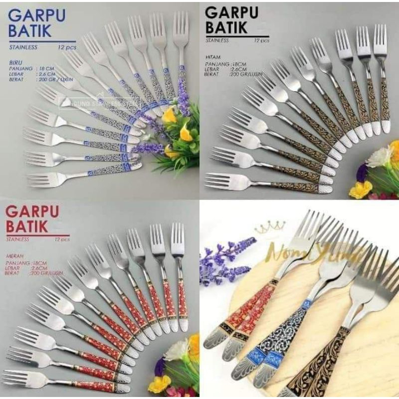 garpu batik