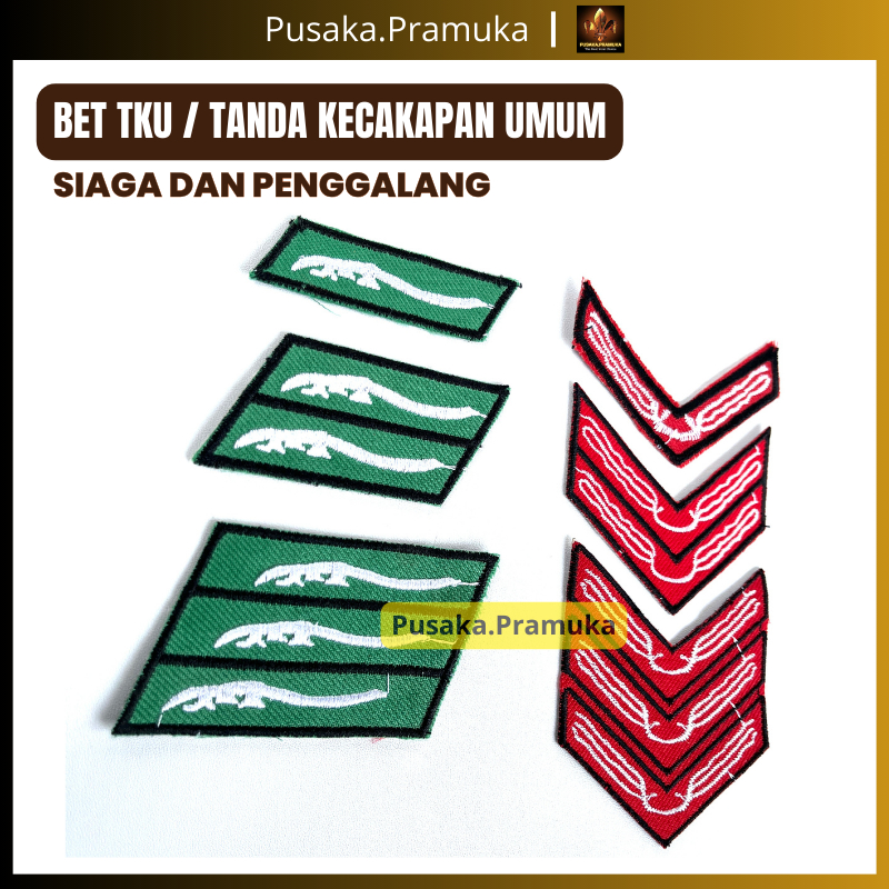 Bet Bordir TKU Pramuka Siaga dan Penggalang Untuk SD dan SMP
