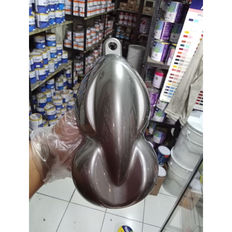 Cat motor, Cat mobil warna abu2 metalik/ Grafith grey/ abu2 monyet/ Cat automotiv