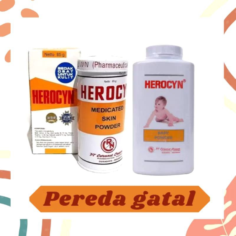 Herocyn Powder dewasa & Herocyn Baby//Bedak Gatal