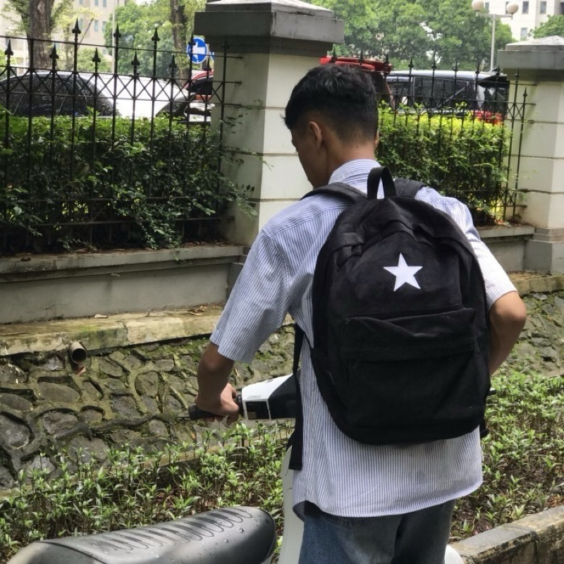 stars bag , tas canvas , tas canvas bintang , tas bintang , tas cowok , tas aesthetic , tas metal , 