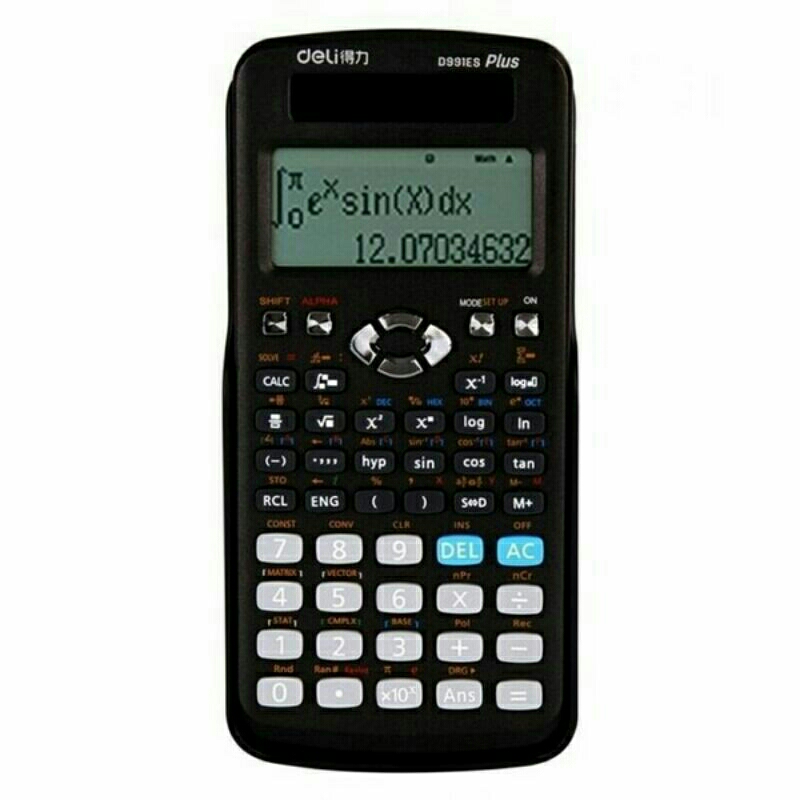 

Deli Kalkulator Scientific D991ES Plus Kalkulator Scientific Deli