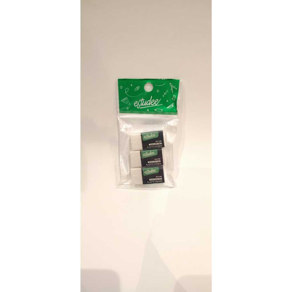

ESTUDEE ERASER WHITE E315W SET3 - GRAMEDIA BSD CITY