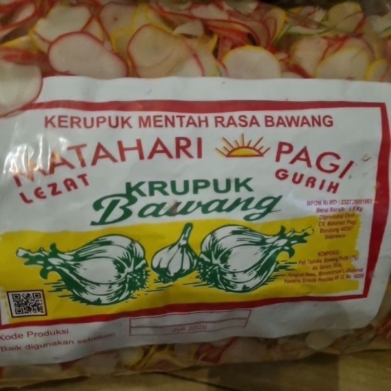 

Kerupuk bawang warna warni 200gr